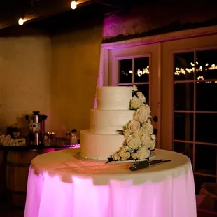 Our vegan wedding cake was from a nearby bakery named Cari&apos;s Homestyle Bakery, Colton