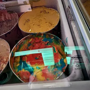 Day glo ice cream!