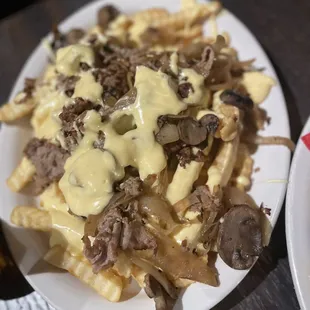 Philly Cheesesteak fries