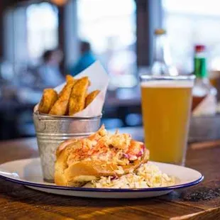 fish and chips, food