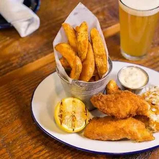 fish and chips, seafood, fish, food