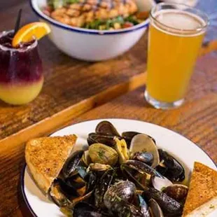 shellfish, food, oysters and mussels, oysters, mussels