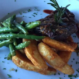 Grilled Flat Iron Steak... Chose two of your favorite sides