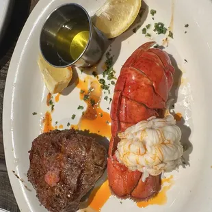 lobster and steak