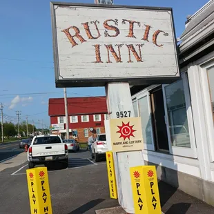 Sign from out front