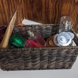 They have this in the ladies room and I thought it was a GREAT touch!!