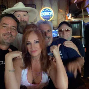 Hanging out with the guys