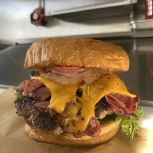 Backyard Burger - add Homemade Pastrami