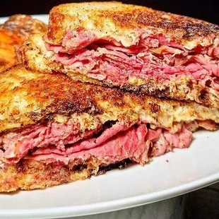 Homemade Pastrami, Creole Mustard, Garlic Aioli on Marbled Rye