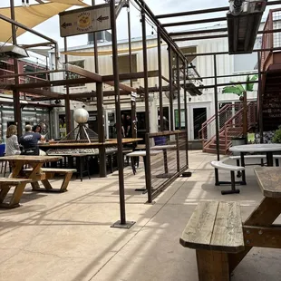 Outdoor seating area