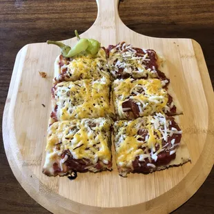 Artisan flatbread pizza