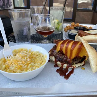 Bacon cheddar burger