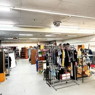 Back of store