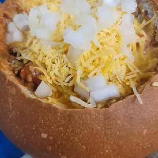Chili Bread Bowl