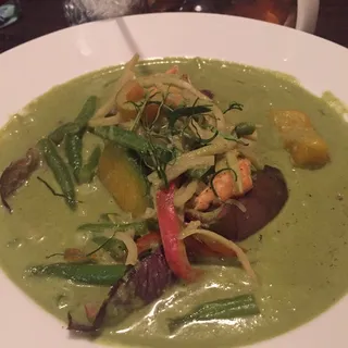 Green Curry with Salmon