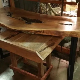 Check out the great tables made from black walnut that we have at the Rustic Vintage Rose!