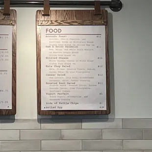 Savory Food Menu