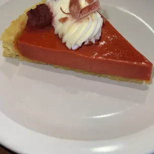 Strawberry Semolina Tart