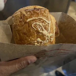 Ham and cheese croissant