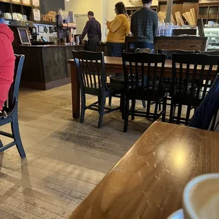 Counter area near the front of the coffeeshop