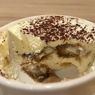 What's left of our Tiramisu ... YUM!!!