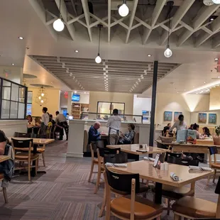 Dining room from our wall seat