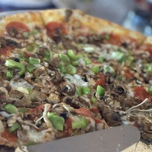 pizza, food