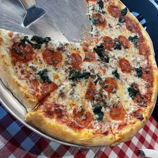 Ground beef and pepperoni