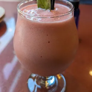 STRAWBERRY ON THE MOUNTAIN SLUSHY (MINUS THE GIN)