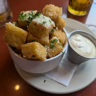 cheese and herb risotto tots