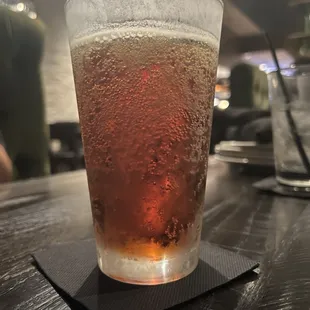 a glass of beer