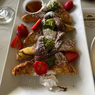 Pistachio Nutella French Toast