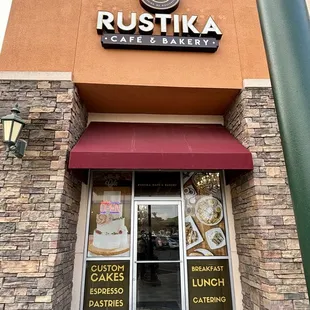 Exterior of restaurant