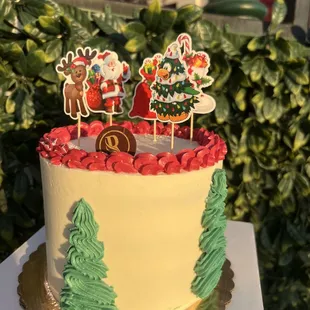 Cheese cream cookie cake