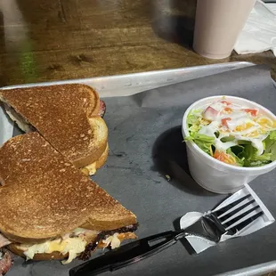 Ruben with side salad