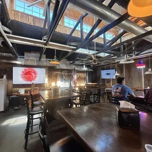 Inside the bar