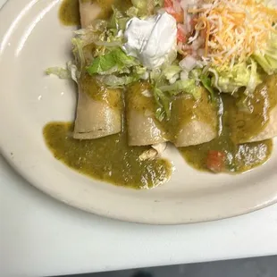 Enchiladas in the house