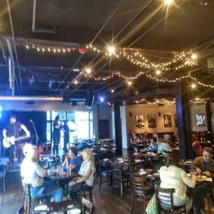 Lower level and stage