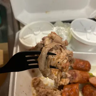 Huge chunk of fat. No meat.