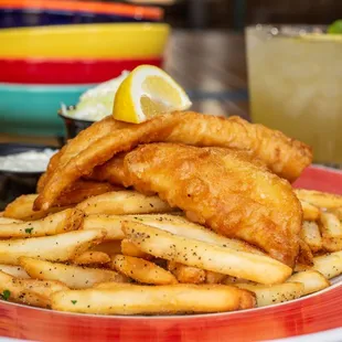 seafood, fish and chips, fish, food