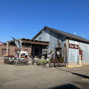 The restaurant with outdoor patio.