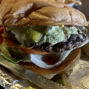 BOGO burgers on Wednesday- they&apos;re ok. This must be mushroom Swiss?
