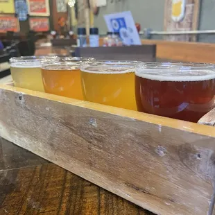 4 beer flight