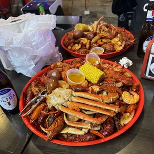 Seafood platter was just ok... definitely won't order again.