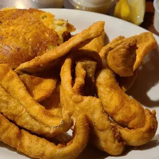 Fried Perch &amp; potatopancakes- definitely worth the wait