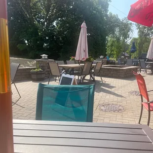 Lovely outdoor seating!