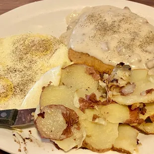 County fried steak