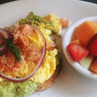 Smoked Salmon Avocado Toast