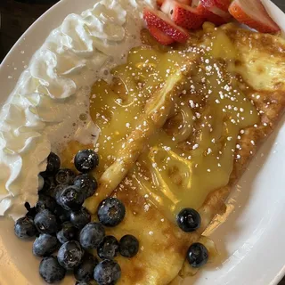 Homemade Lemon Curd Crepes - Short Order