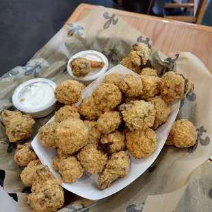 Fried mushrooms